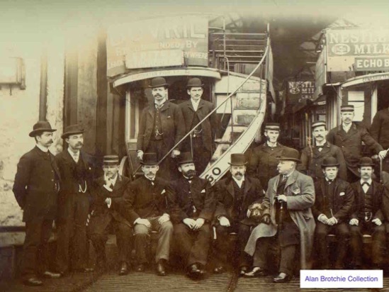Edinburgh Street Tramways Company senior staff - 1898