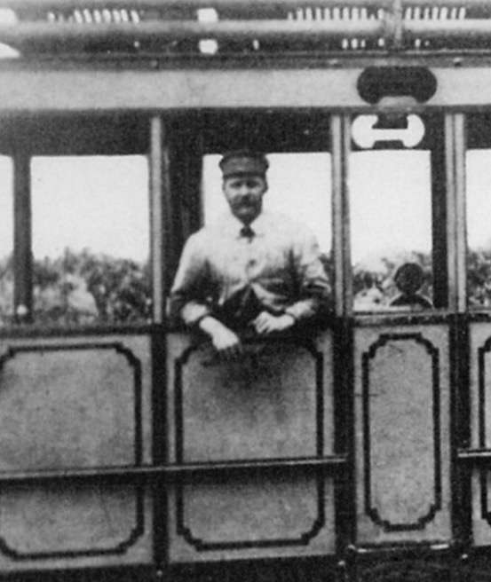 Dewsbury Batley & Birstall Steam Tram driver