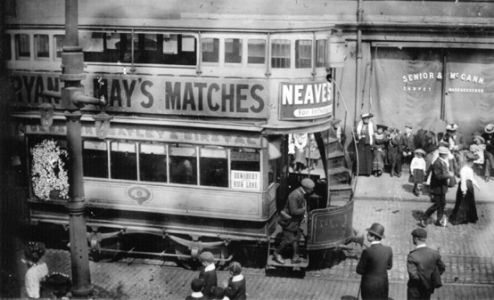 Dewsbury Batley & Birstall Steam Tram trailer