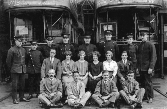 Dewsbury, Ossett and Soothill Nether Tramways staff photo