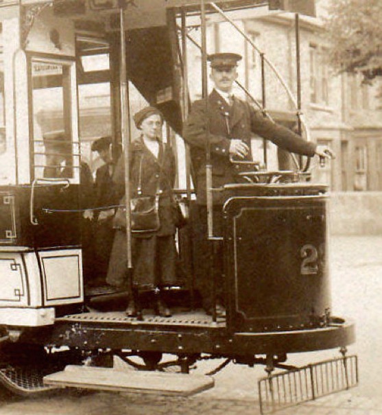 Dover Corporation Tramways Great War tram conductress