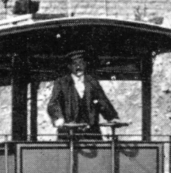 Great Orme Tramway Edwardian driver