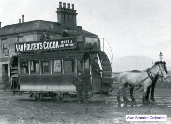 Greenock and Port Glasgow Tramways Company Horse Tram No 3