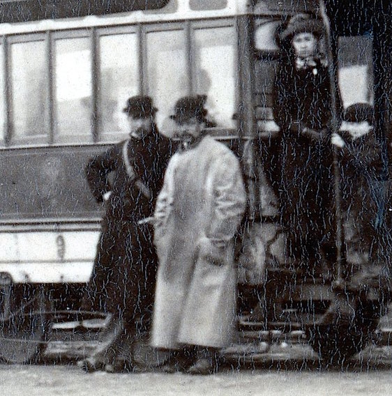 Vale of Clyde Tramways Company Greenock horse tram crew