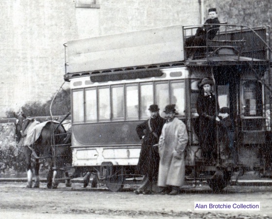 Vale of Clyde Tramways Company Greenock horse tram 1870s