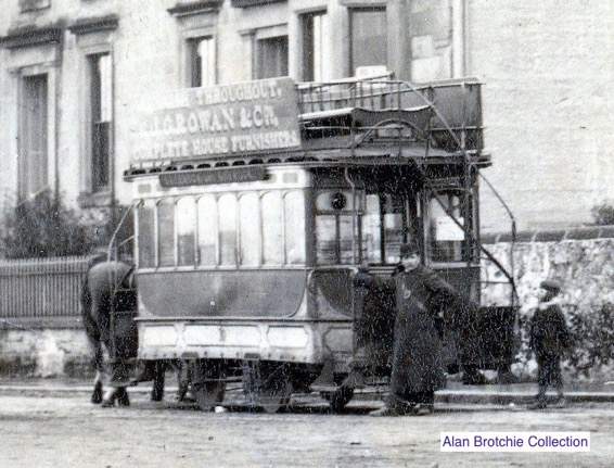 Vale of Clyde Tramways Company Greenock horse tram 1870s