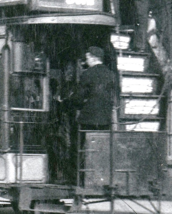 Greenock and Port Glasgow Tramways Company conductor 1890s