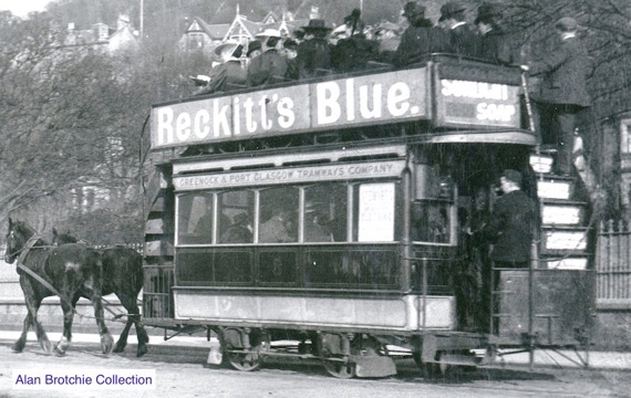 Greenock and Port Glasgow Tramways Company Tram No 8