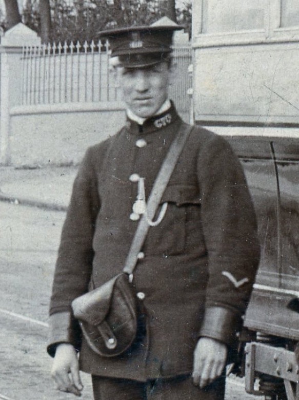 Greenock and Port Glasgow Tramways tram conductor