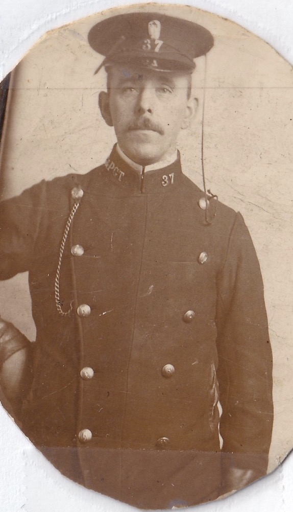 Greenock and Port Glasgow Tramways employee James Sheridan circa 1914