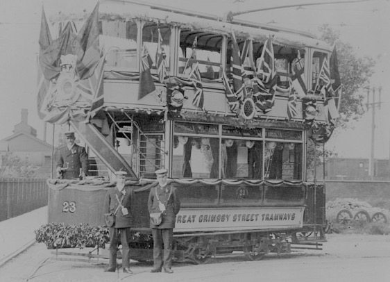 Great Grimsby Street Tramways tram no 23 1911
