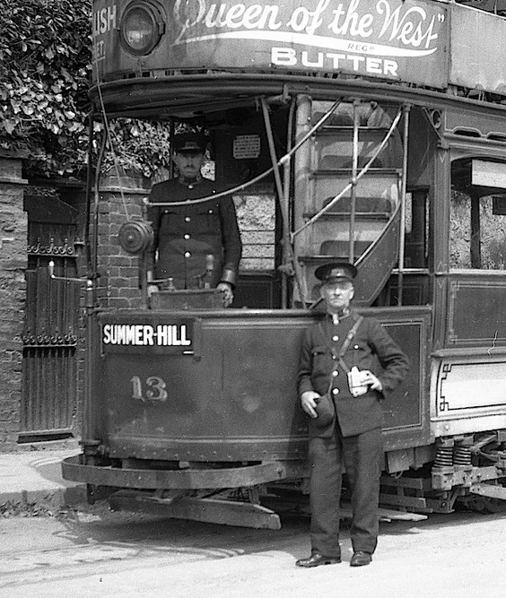 Cork Electric Tramways Tram No 13 and crew 1931