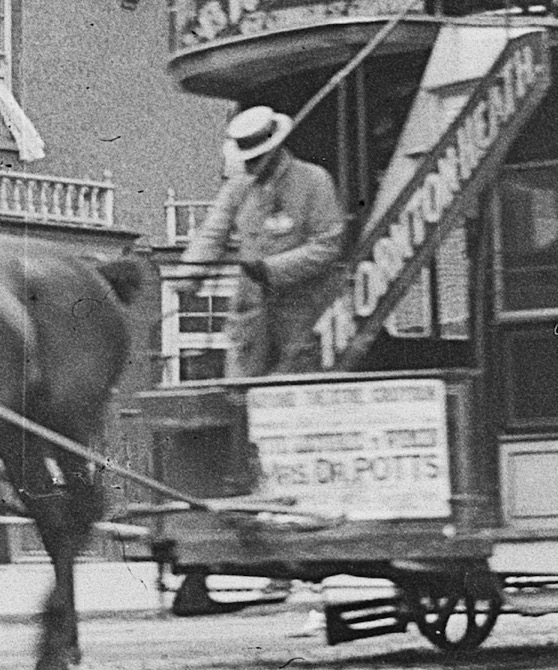 Croydon Tramways horse tram driver