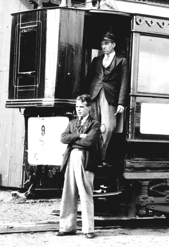 Giants Causeway Tram driver 1930s