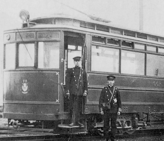 Grimsby and Immingham Electric Railway tram motorman driver and conductor GCR