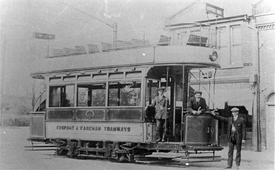 Gosport and Fareham Tram No 10