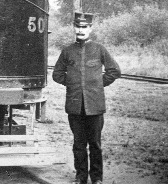Kinver Light Railway inspector Alf Horton