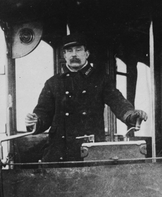 Dudley Stourbridge and District Electric Tramways No 18 tram driver