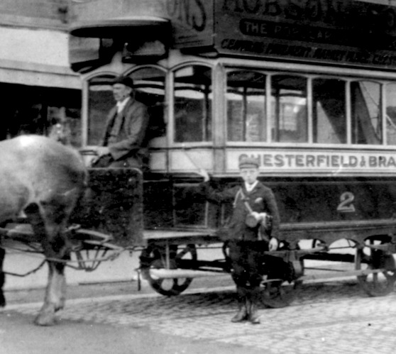 Chesterfield Corporation Tramways Horse Tram No 2