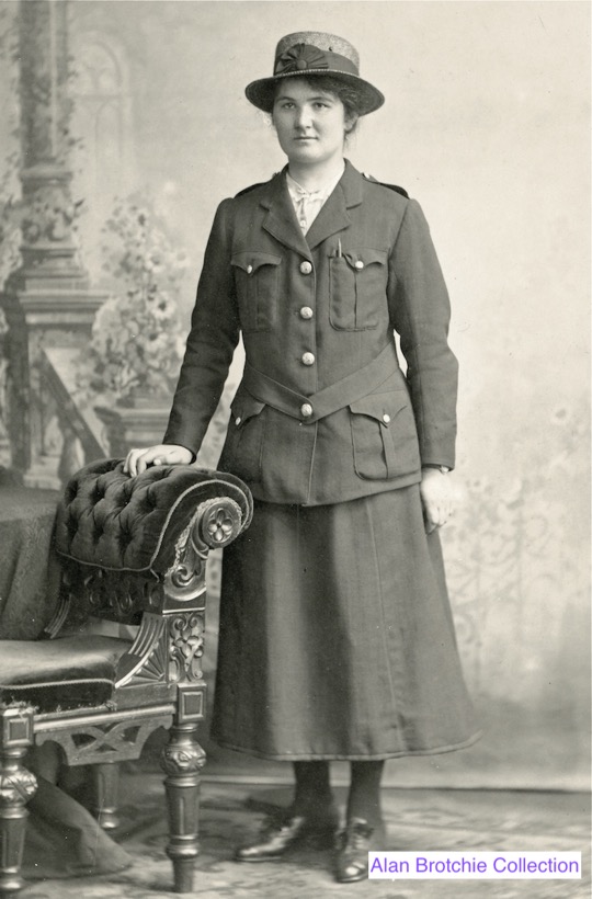 Dundee City Tramways Great War conductress