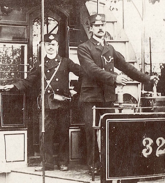 Norwich Tramways Company Tram No 32 and crew 1900
