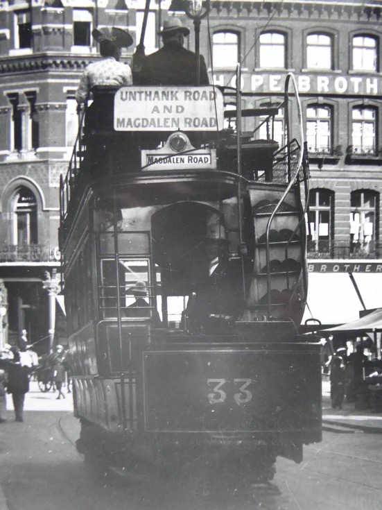 Norwich Electric Tramways tram No 33 1902/3