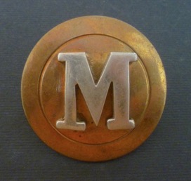 Reading Corporation Tramways motorman's grade badge
