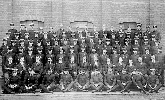 Reading Corporation Tramways staff 1908
