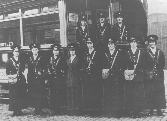 Reading Corporation Tramways conductresses