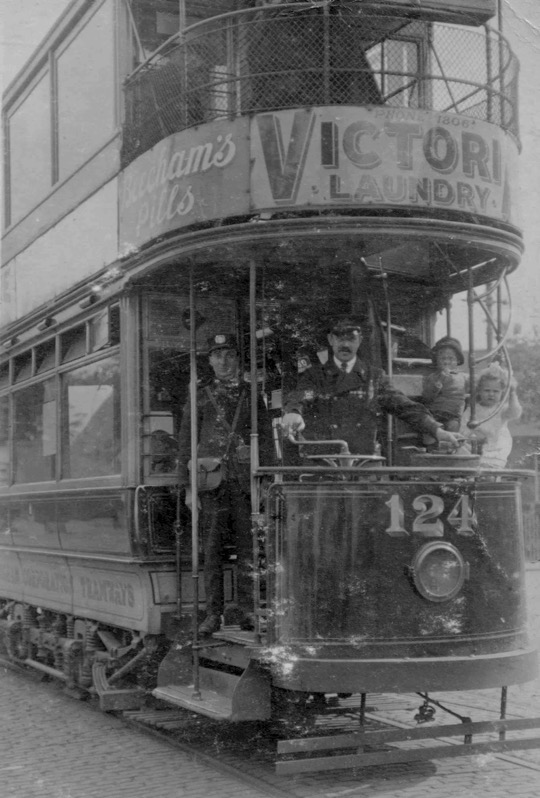 Nottingham Corporation Tramways Tram No 124