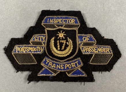 City of Portsmouth Passenger Transport inspector's cap badge