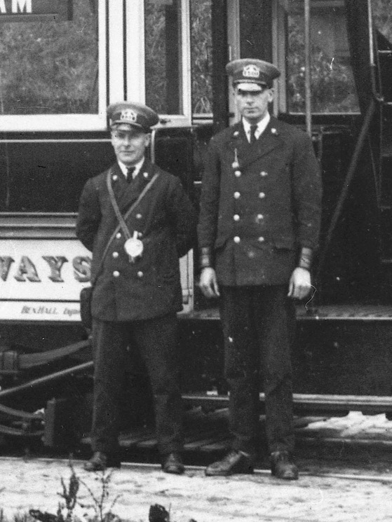 Portsmouth Corporation Tramways conductor and motorman 1920