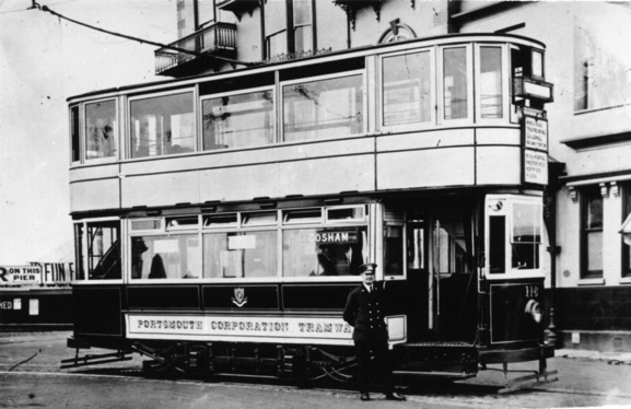 Portsmouth Corporation Tramways tram No 116