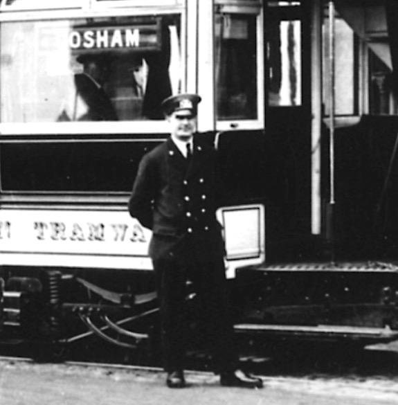 Portsmouth Corporation Tramways motorman