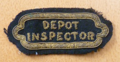 Portsmouth Corporation Tramways Depot Inpsector badge