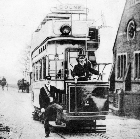 Nelson No 2 at Reedyford Nelson Corporation Tramways