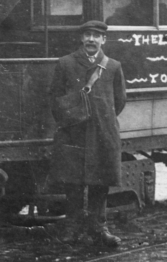 Rochade Corporation Tramways Steam tram conductor 1905