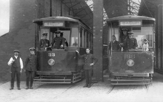 Rochdale Corporation Tramways Bacup depot