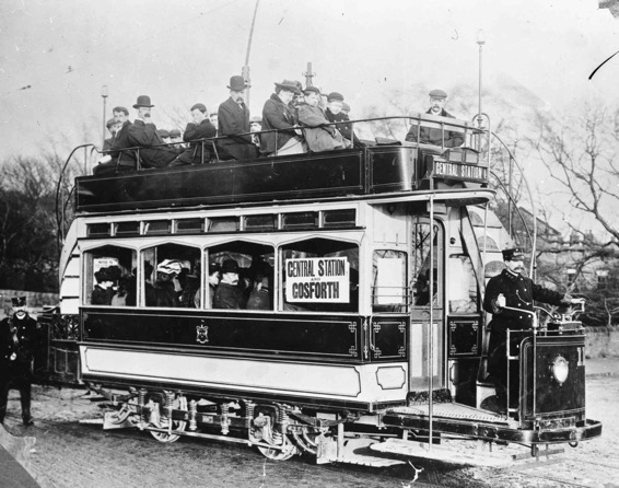 Newcastle  Corporation Tramways Tramcar No 11