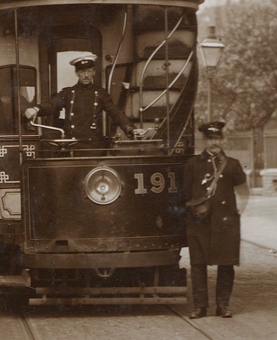 Newcastle Corporation Tramways 191 crew