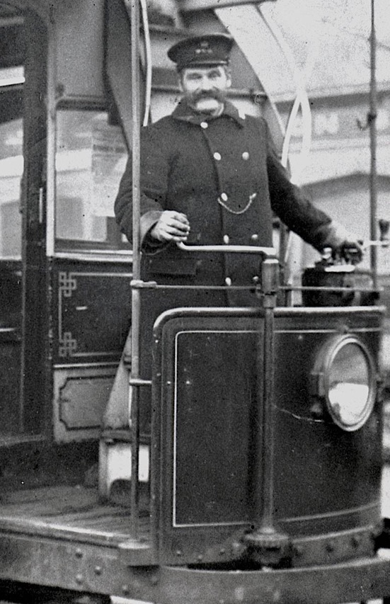 Newcastle Corporation Tramways motorman