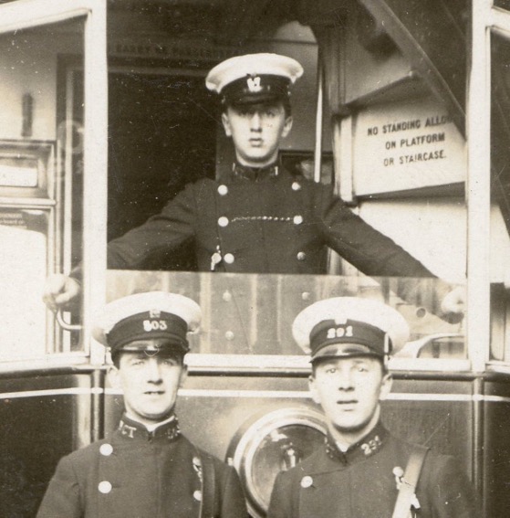 Newscastle Corporation tramways motorman and conductors