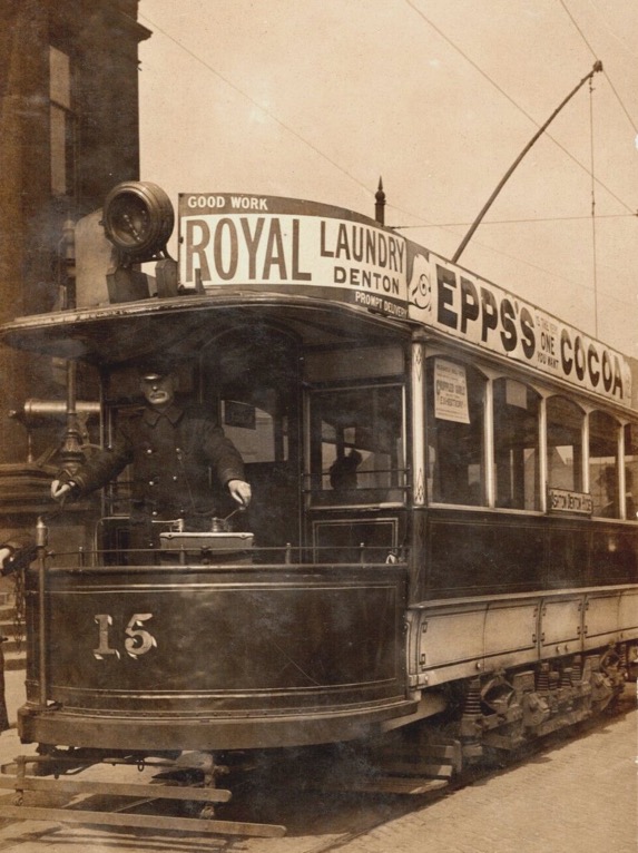 Oldham, Ashton and Hyde Electric Tramways Tram No 15