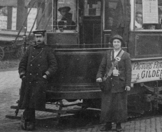 Oldham, Ashton and Hyde Electric Tramways staff Great War