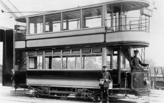 Nottinghamshire and Derbyshire Tramways Tramcar No 22 1913