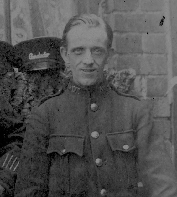 Nottinghamshire and Derbyshire Tramway conductor Great War
