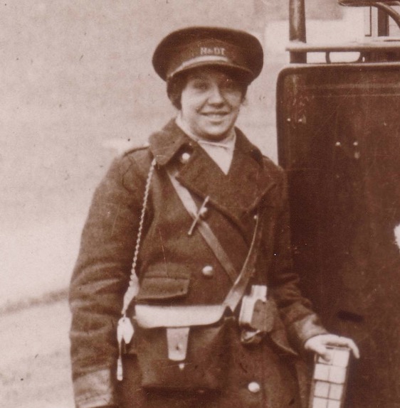 Nottinghamshire and Derbyshire Tramway Great War conductress