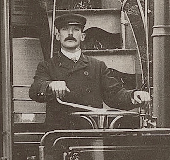 Preston Corporation Tramways motorman