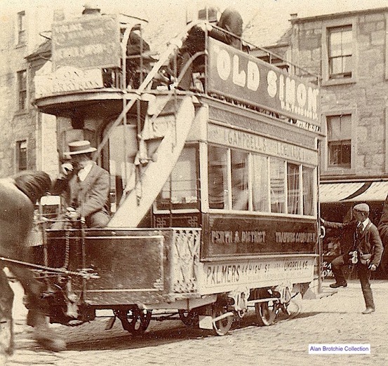 Perth and District Tramways horse tram at South Street Port 1903