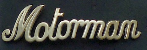 Perth Corporation Tramways motorman cap badge